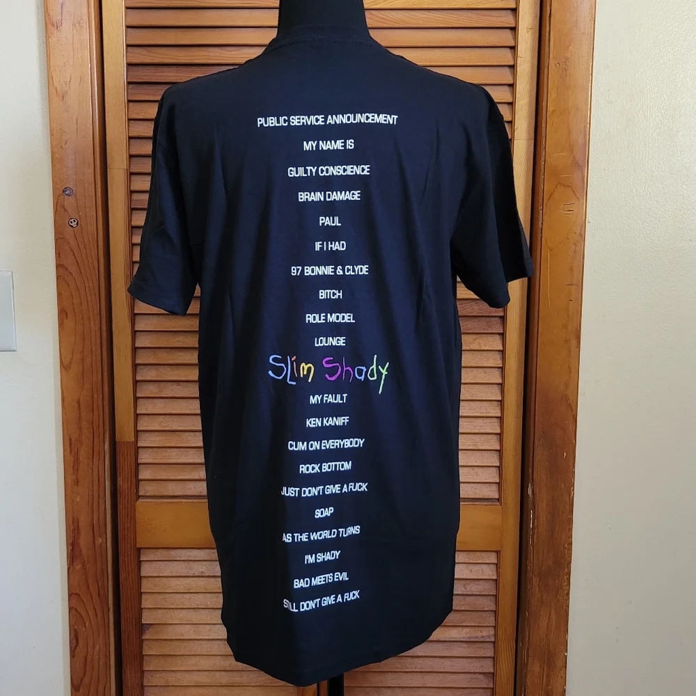 NWOT Eminem Slim Shady LP Album Tee Shirt Size Small - Picture 3 of 4